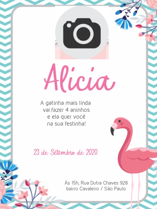 3 Convites de aniversário Gatinha Marie para editar grátis (WhatsApp e  Imprimir)